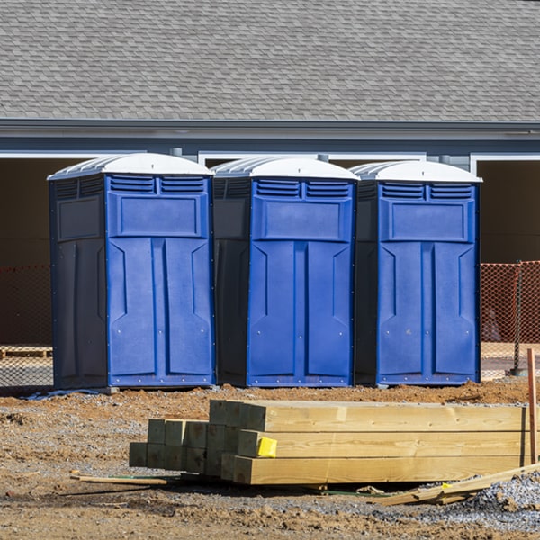 do you offer hand sanitizer dispensers inside the porta potties in Bowmansville